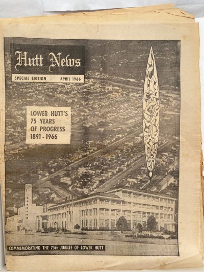 OLD NEWSPAPER: Hutt News, April 1966 - 75th Jubilee of Lower Hutt 1891 to 1966