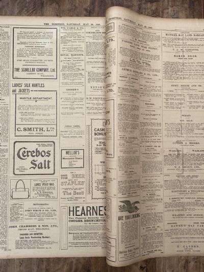 OLD NEWSPAPER: The Dominion, Wellington - Saturday, May 30th 1908