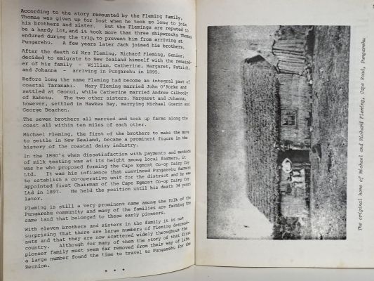Fleming Pioneers Recalled 1881 - 1979