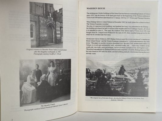 MARSDEN HOUSE and a FAMILY HISTORY PRESERVED