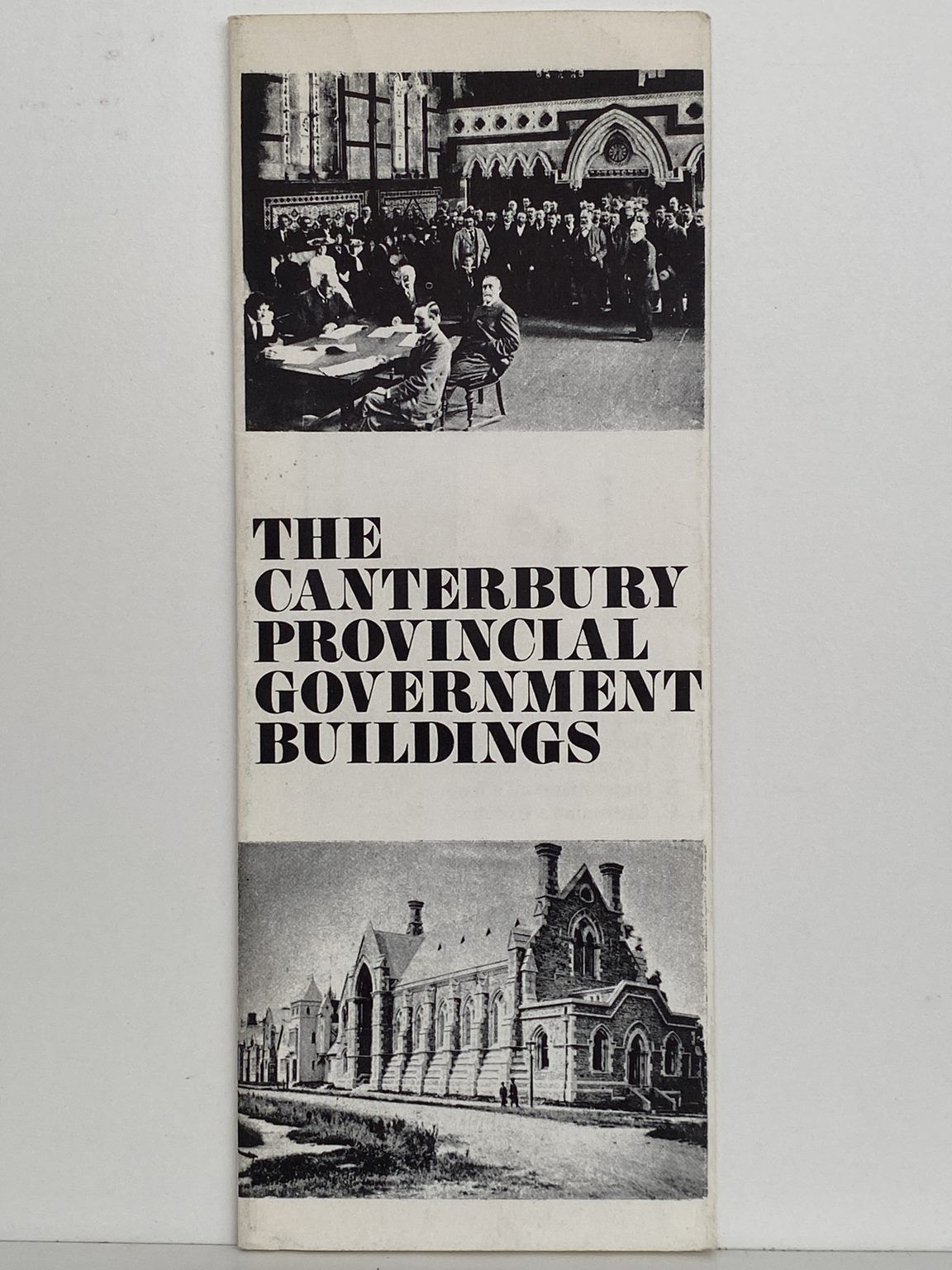 VINTAGE LEAFLET: Canterbury Provincial Buildings