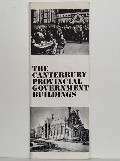 VINTAGE LEAFLET: Canterbury Provincial Buildings 