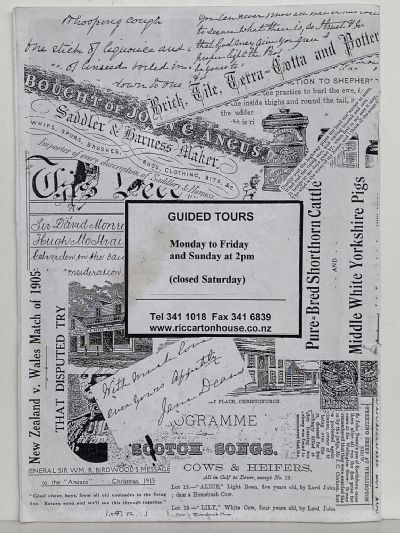 THE STORY OF RICCARTON HOUSE
