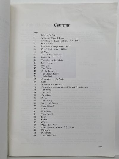 SOUTHLAND TECHNICAL COLLEGE 75th Jubilee 1912 - 1987