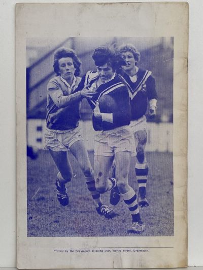 RUGBY LEAGUE TOURNAMENT: Greymouth 32nd National Senior Schoolboys 1978