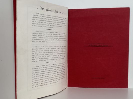 MARLBOROUGH HISTORICAL PAGEANT - Anniversary Day Programme 1959