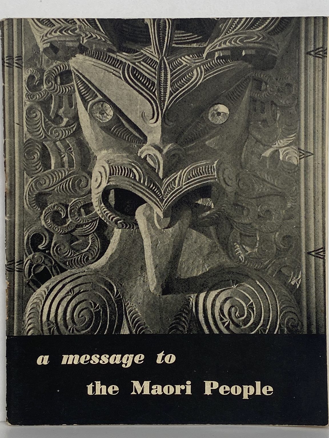A Message to the Maori People - address by the Earl of Listowel