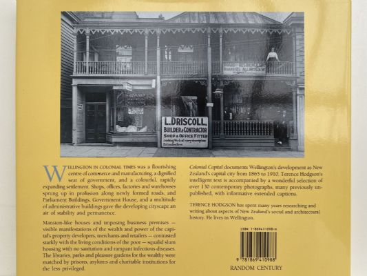 COLONIAL CAPITAL: Wellington 1865-1910