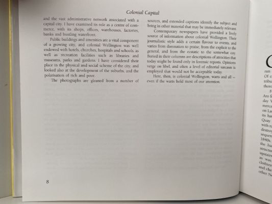 COLONIAL CAPITAL: Wellington 1865-1910