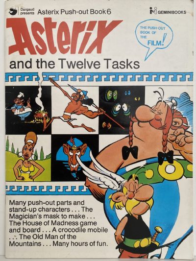 ASTERIX and the Twelve Tasks - the push-out book of the film
