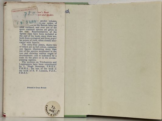 The Observer's Book of COMMON INSECTS & SPIDERS