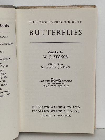 The Observer's Book of BUTTERFLIES