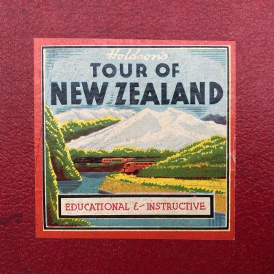 VINTAGE BOARD GAME: Holdson's Tour of New Zealand 1950s