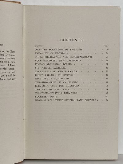 THE TANKS, MMGs, & ORDNANCE: History of the 3rd Division Tank Squadron 2 NZEF IP