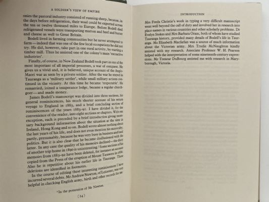 A SOLDIER'S VIEW OF EMPIRE: The reminiscences of James Bodell 1831-1892