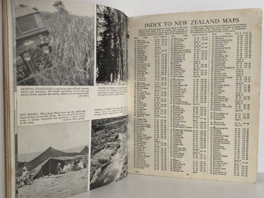 Whitcombe's New Zealand Clear School Atlas 1956