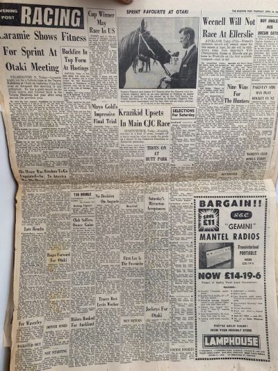 OLD NEWSPAPER: The Evening Post, 11 April 1968 - Wahine Disaster