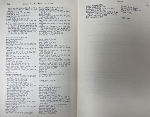 ALAM HALFA and ALAMEIN: History of New Zealand in the Second World War 1939-45