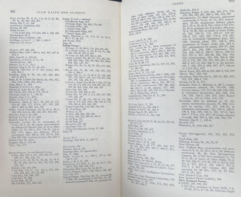 ALAM HALFA and ALAMEIN: History of New Zealand in the Second World War 1939-45