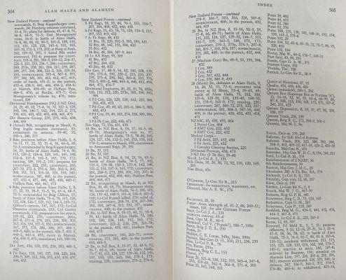 ALAM HALFA and ALAMEIN: History of New Zealand in the Second World War 1939-45
