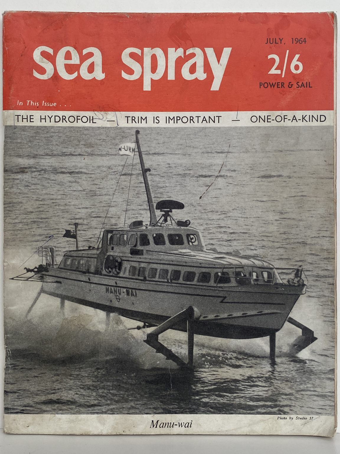 VINTAGE MAGAZINE: Sea Spray - Vol 19, No. 6 - July 1964