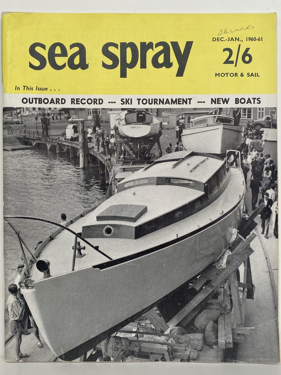 VINTAGE MAGAZINE: Sea Spray - Vol 15, No. 5 - Dec / Jan 1961