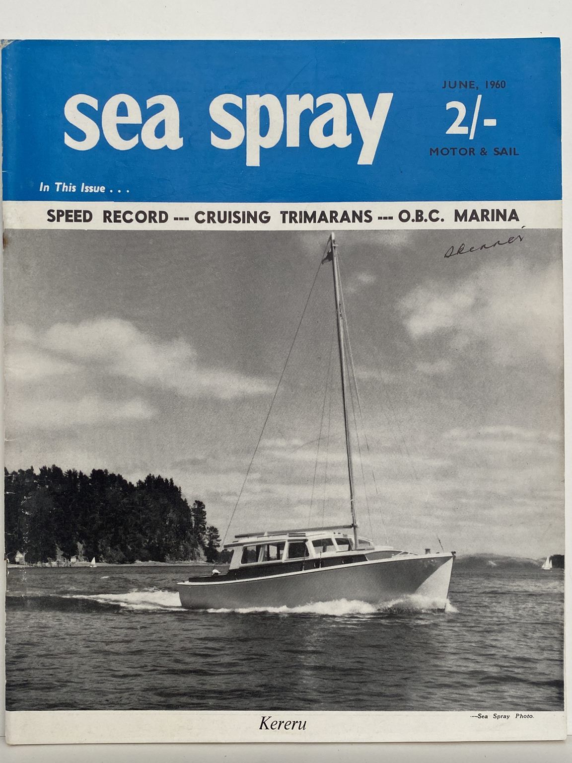 VINTAGE MAGAZINE: Sea Spray - Vol 15, No. 5 - June 1960
