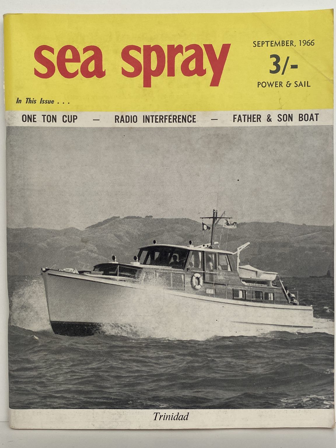 VINTAGE MAGAZINE: Sea Spray - Vol 21, No. 8 - September 1966
