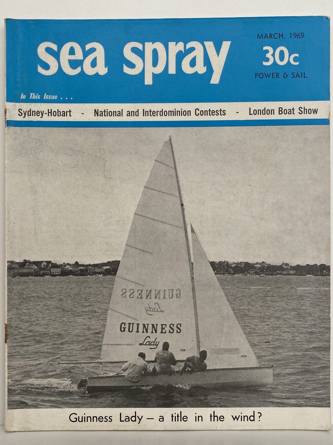 VINTAGE MAGAZINE: Sea Spray - Vol 24, No. 2 - March 1969