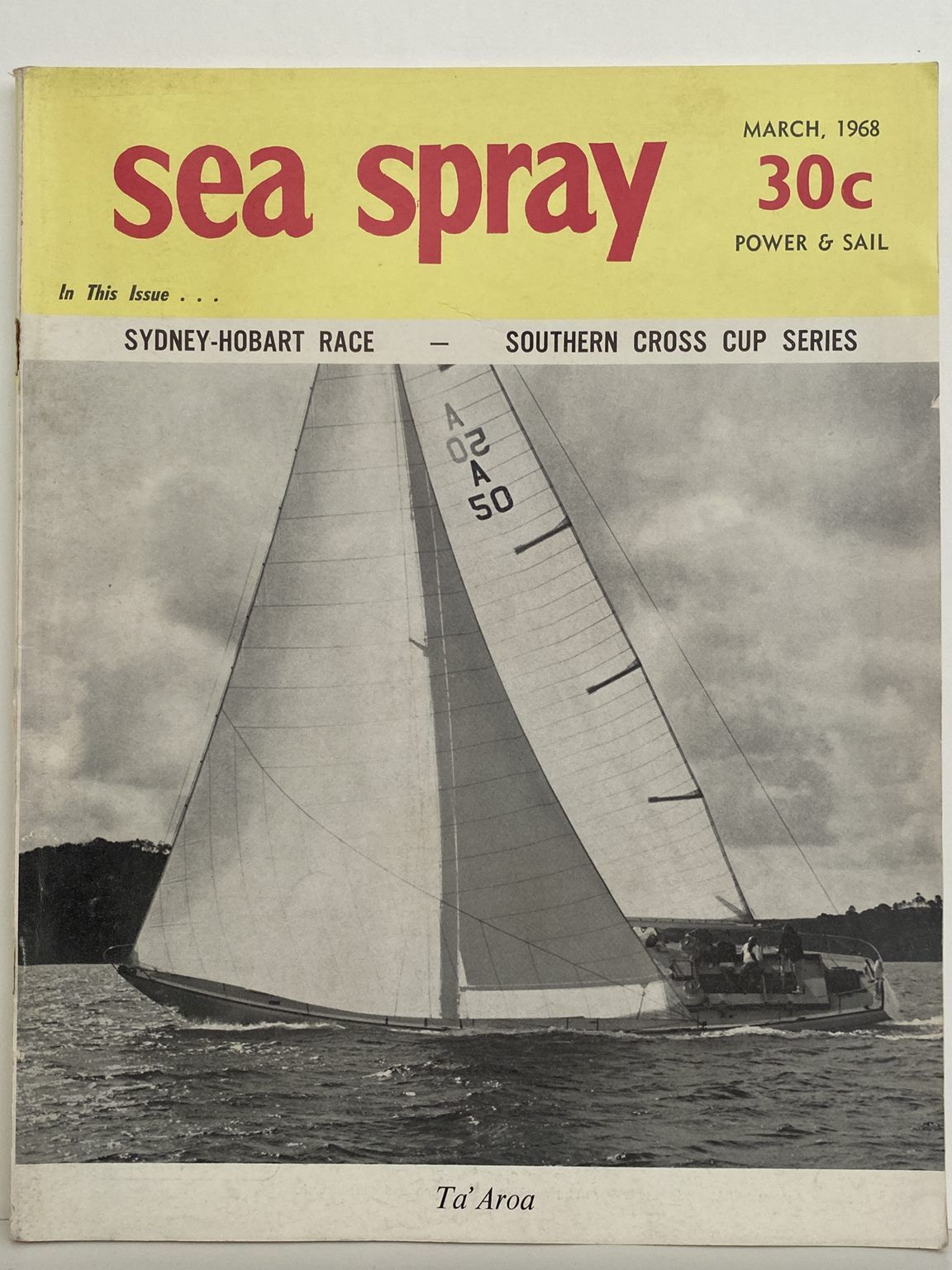 VINTAGE MAGAZINE: Sea Spray - Vol 23, No. 2 - March 1968