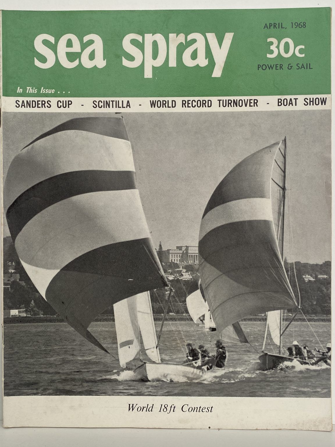 VINTAGE MAGAZINE: Sea Spray - Vol 23, No. 3 - April 1968