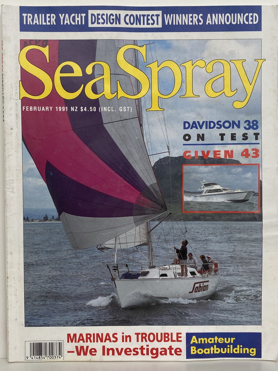 VINTAGE MAGAZINE: Sea Spray - February 1991