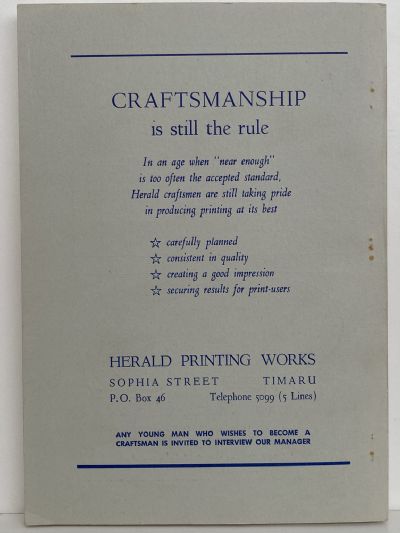 THE TIMARUVIAN: Magazine of the Timaru Boys' High School and its Old Boys' Association 1968