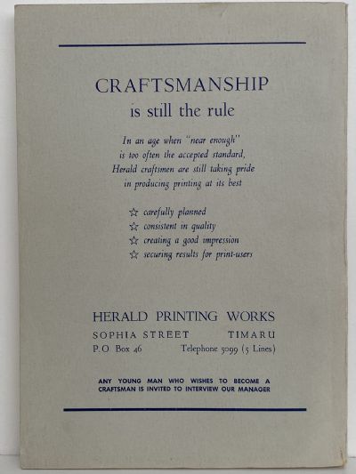 THE TIMARUVIAN: Magazine of the Timaru Boys' High School and its Old Boys' Association 1966