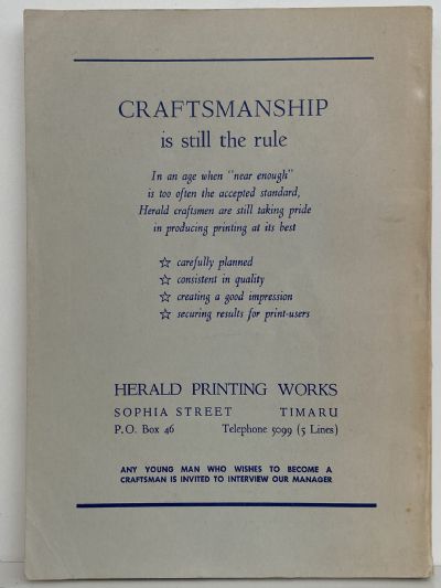 THE TIMARUVIAN: Magazine of the Timaru Boys' High School and its Old Boys' Association 1965