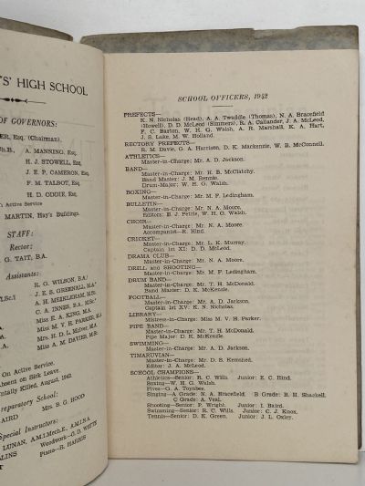 THE TIMARUVIAN: Magazine of the Timaru Boys' High School and its Old Boys' Association 1943
