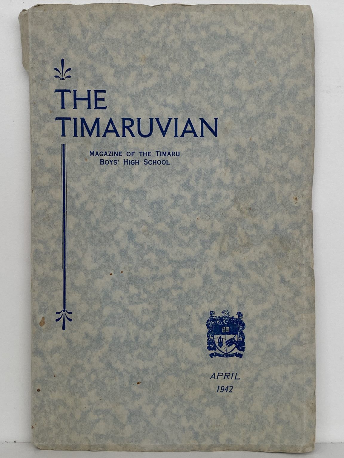 THE TIMARUVIAN: Magazine of the Timaru Boys' High School and its Old Boys' Association 1942