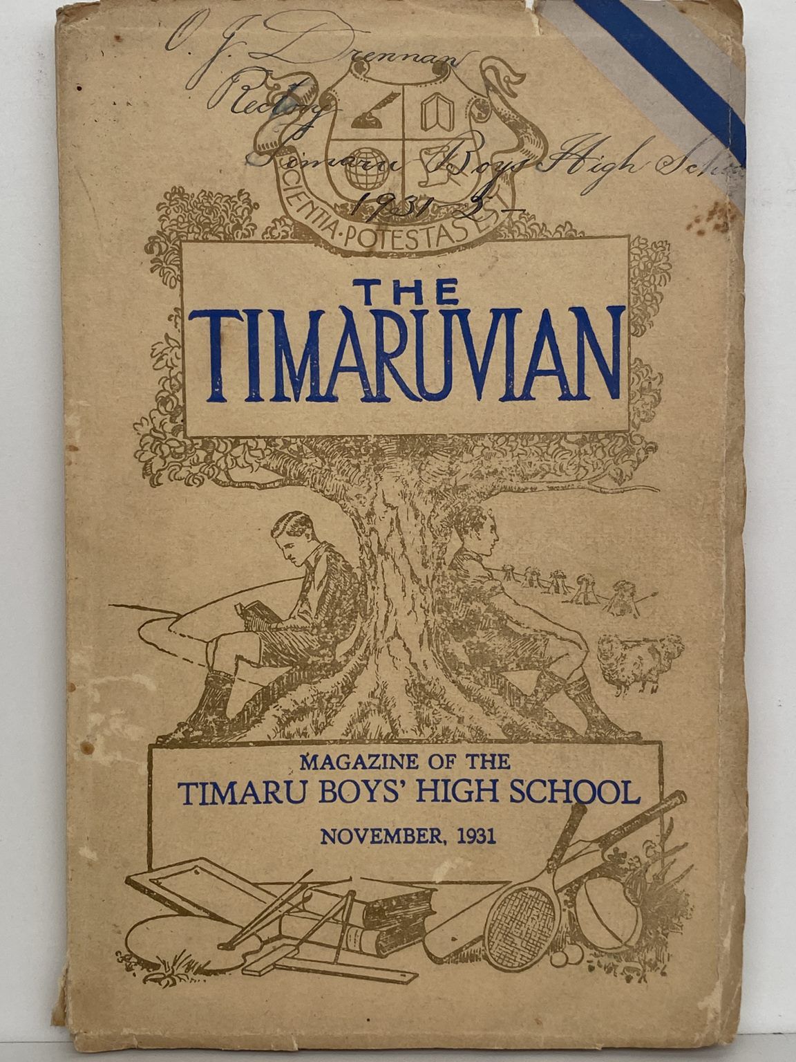 THE TIMARUVIAN: Magazine of the Timaru Boys' High School 1931