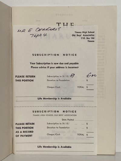 THE TIMARUVIAN: Magazine of the Timaru Boys' High School - Centennial Issue 1980
