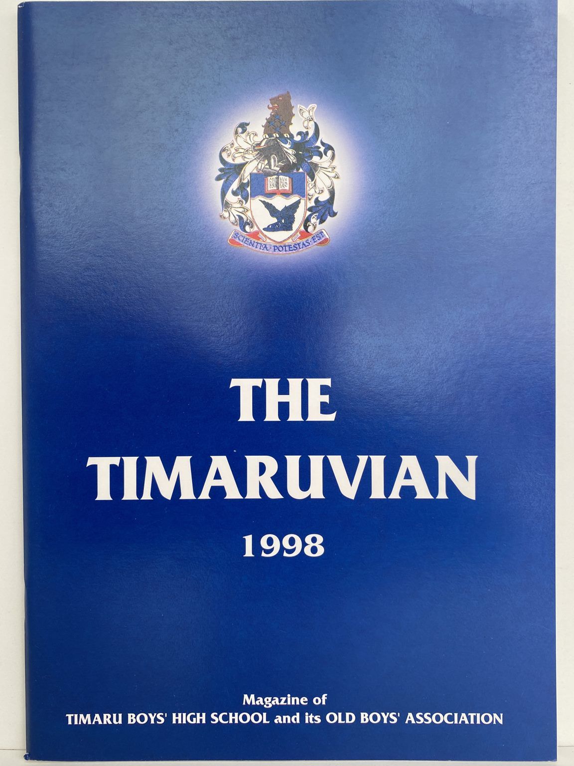 THE TIMARUVIAN: Magazine of the Timaru Boys' High School and its Old Boys' Association 1998