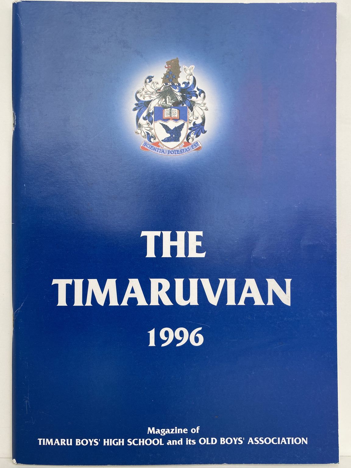 THE TIMARUVIAN: Magazine of the Timaru Boys' High School and its Old Boys' Association 1996