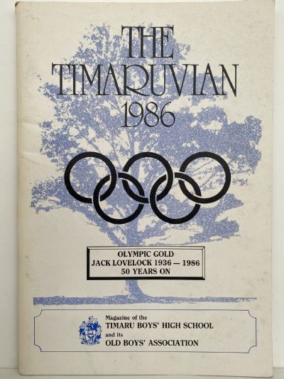 THE TIMARUVIAN: Magazine of the Timaru Boys' High School and its Old Boys' Association 1986 