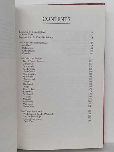 TURNING THE PAGES: The history of Bookselling in New Zealand