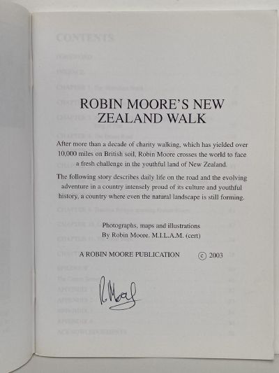 ROBIN MOORE'S New Zealand Walk