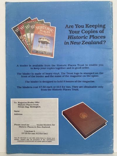 HISTORIC PLACES IN NEW ZEALAND: No.8, 1985