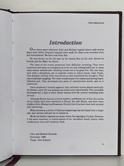 LIFE WITH FATHER: Biography of Ernest Kennedy