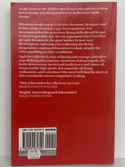 SIGH FOR A MERLIN: Testing the Spitfire by Alex Henshaw