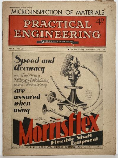 VINTAGE MAGAZINE: Practical Engineering - Vol. 8, No. 201 - 26 November 1943 