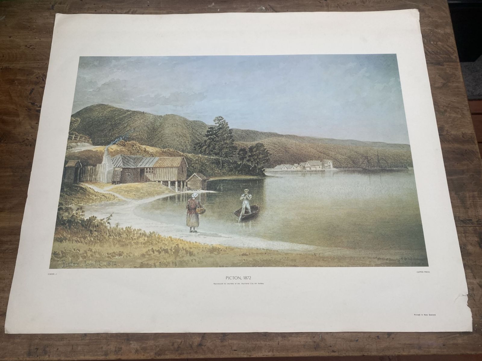 OLD PRINT: Picton 1872