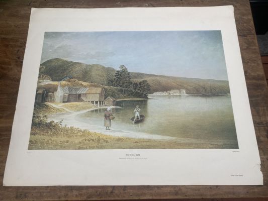 OLD PRINT: Picton 1872 